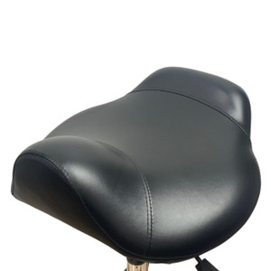 Brumby Stool - Chrome Base - Click n Clean Castor Wheels