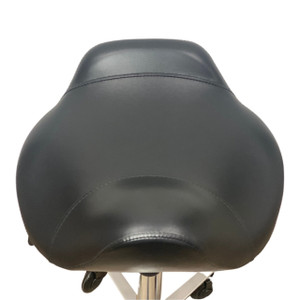 Brumby Stool - Chrome Base - Click n Clean Castor Wheels