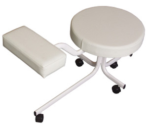 Pedicure Stool - White