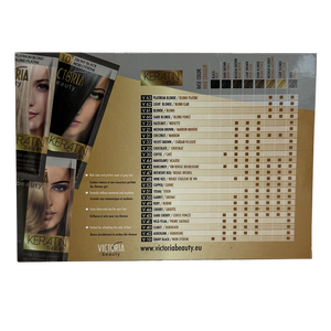 Victoria Beauty Keratin Therapy Hair Colour Shampoo PLATINUM BLONDE V63 40ml
