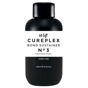 Hi Lift CurePlex No 3 Bond Sustainer 250ml bottle for maintaining hair bonds, enhancing shine, and protecting colour-treated hair