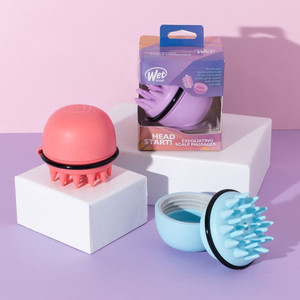 WetBrush Exfoliating Scalp Massager Brush - Coral