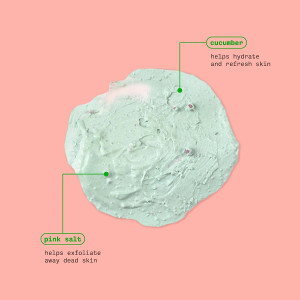 Freeman Rejuvenating Cucumber + Pink Salt Clay Mask 15ml
