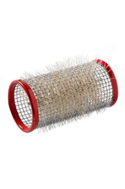 Metal Brush Roller Pink 12 Pack 36mm