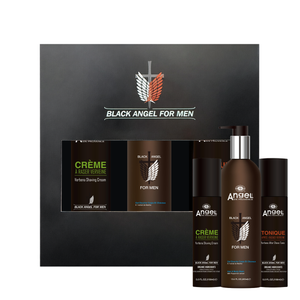 Black Angel For Men Hair/Body Wash/Shave Trio Pack