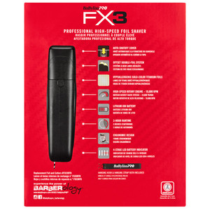 BaBylissPRO FX3 Double Foil Shaver