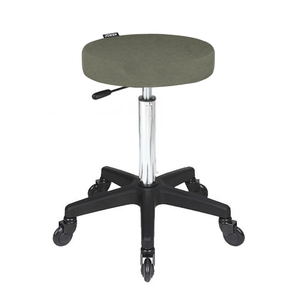 Turbo Stool Forest Green - Black Base - Click'n Clean Castor Wheels