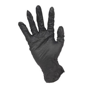 Black Nitrile Gloves 100pcs Pack - Large