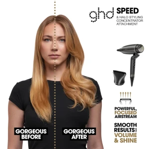 Ghd Speed® Dual Air-Flow Hair Dryer Metallic Black