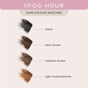 1000 Hour Hair Colour Mascara 12g- Light Brown/Blonde