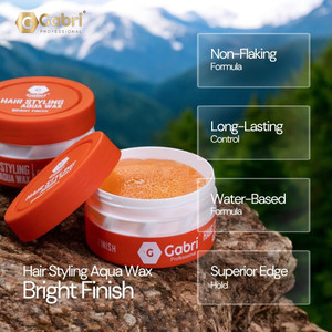Gabri-Professional Hair Styling Wax Bright Finish 150ml