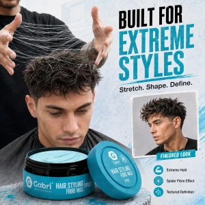 Gabri-Professional Hair Styling Fibre Wax Spider 150ml