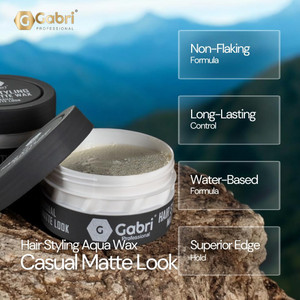 Gabri-Professional Hair Styling Aqua Wax Casual Matte Look 150ml