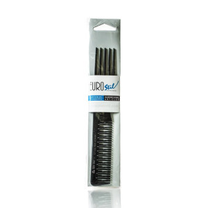 Eurostil Curved Teeth Comb with Plastic Lifters  7.5' 19cm #127