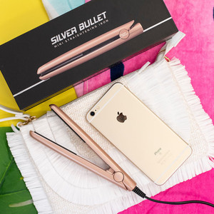 Silver Bullet Mini Hair Straightener Gold