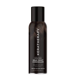 Keratherapy Gray Root Concealer Medium to Dark Brown- 118ml