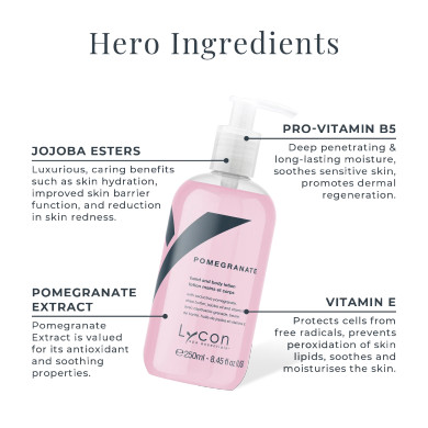 Lycon Pomegranate Hand & Body Lotion 250ml