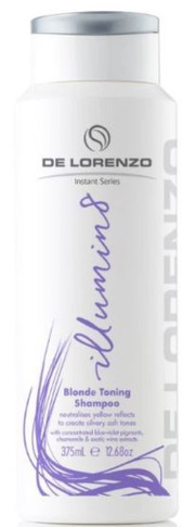 De Lorenzo Instant Illumin8 Blonde Toning Shampoo - 375ml
