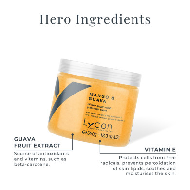 Lycon Mango & Guava Sugar Scrub 520g