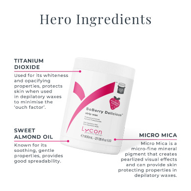 Lycon SoBerry Delicious Strip Wax 800ml