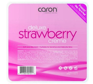 Caron Deluxe Strawberry Creme Hard Wax - 500g