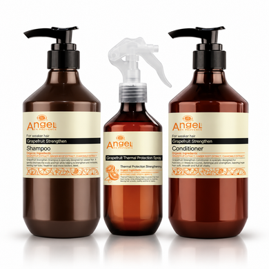 Angel En Provence Grapefruit Straightening Hair Gift Pack With Bonus Thermal Brush