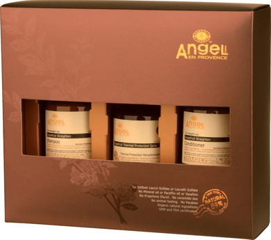 Angel En Provence Grapefruit Straightening Hair Gift Pack With Bonus Thermal Brush