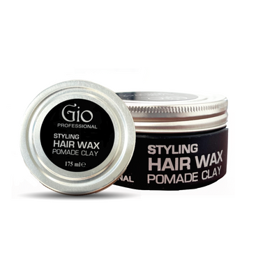 GIO Professional Styling Hair Wax Pomade Clay 175ml