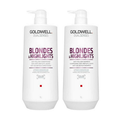 Goldwell Dualsenses Blondes and Highlights 1Litre Shampoo & Conditioner Duo