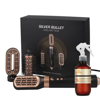 Silver Bullet Unlimited Professional Hot Air Brush + FREE Angel En Provence Grapefruit Thermal Protectant