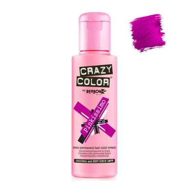 Crazy Colour Semi Permanent Hair Colour 100ml-Pinkissimo #042