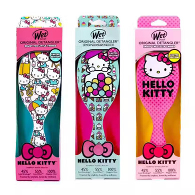 Wet Brush Original Detangler Hello Kitty Limited Edition-HK Face Pink