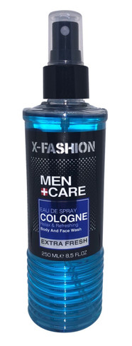 X- Fashion Men Care Eau De Spray Cologne Extra Fresh - 250ml