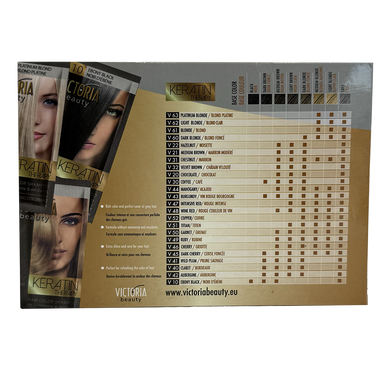 Victoria Beauty Keratin Therapy Hair Colour Shampoo WILD PLUM V41 40ml