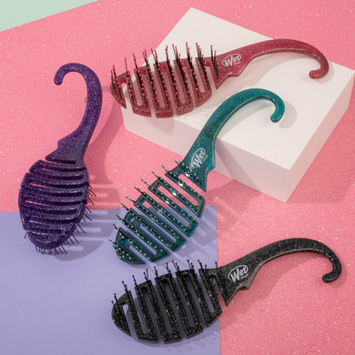 WetBrush Shower Detangler - Green Glitter