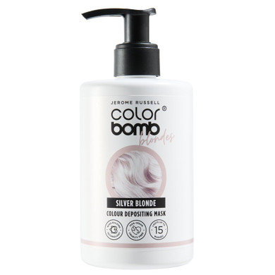 Jerome Russell Color Bomb Colour Depositing Mask 300ml - Silver Blonde