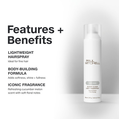 Paul Mitchel Super Clean Light Hairspray 315