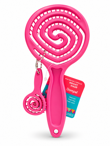 Lollipop Berry Scented Hair Brush + Free Mini Brush Key Ring