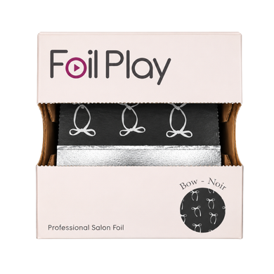 Foil Play Bow-Noir Professional Salon Foil – 500 Sheets