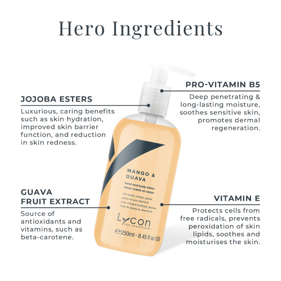Lycon Mango & Guava Hand & Body Lotion 250ml