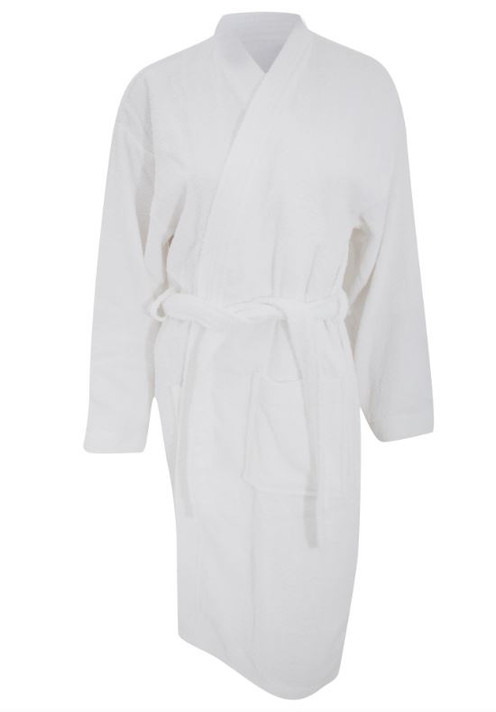Comfy Adult Unisex Cotton Bath Robe 500gr/m2 Medium - White