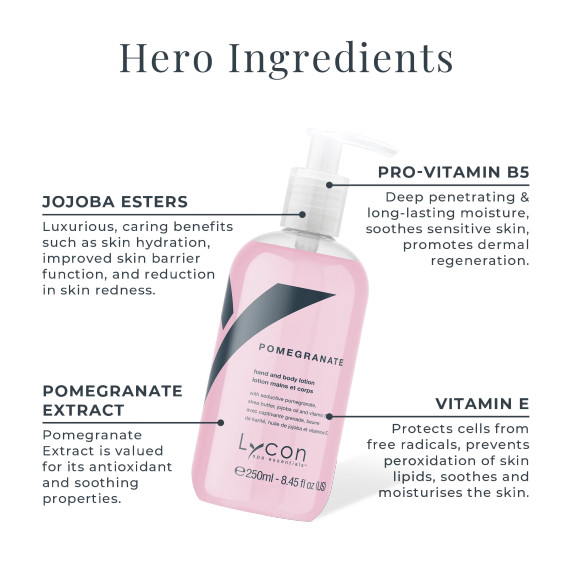 Lycon Pomegranate Hand & Body Lotion 1Litre