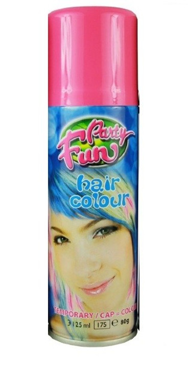Party Fun Temporary Color Hair Spray Pink - 125ml
