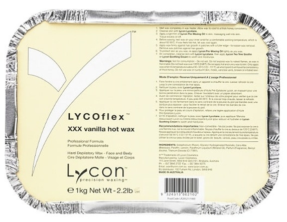 Lycon Lycoflex Vanillia Hot Wax - 1kg