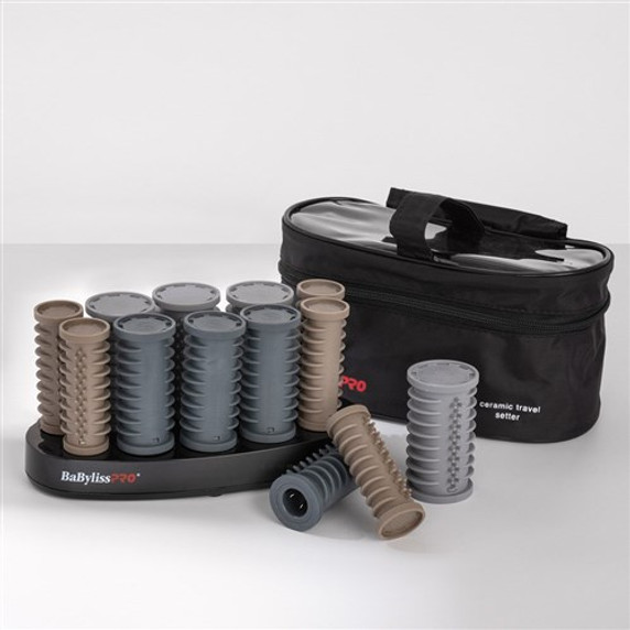 BabylissPRO Ceramic Travel Setter Roller set - 10pc