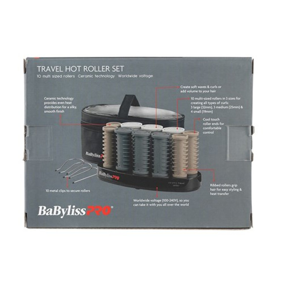 BabylissPRO Ceramic Travel Setter Roller set - 10pc