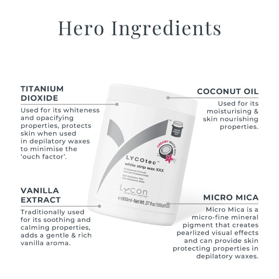 Lycon LYCOtec White Strip Wax 800ml