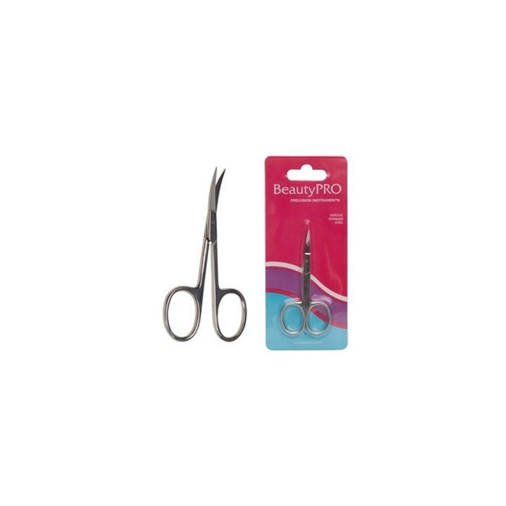 BeautyPRO Precision Instruments  Curved Nail & Cuticle Scissors