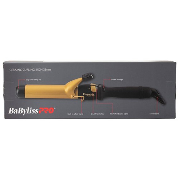 BabylissPRO Ceramic Curling Iron 32mm