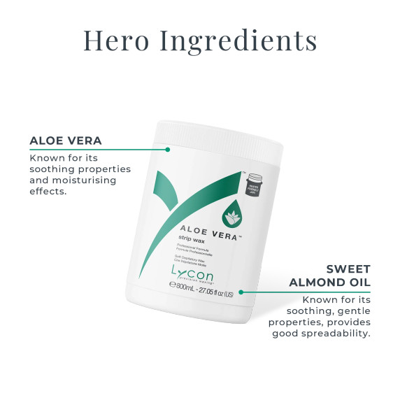 Lycon Aloe Vera Strip Wax 800ml